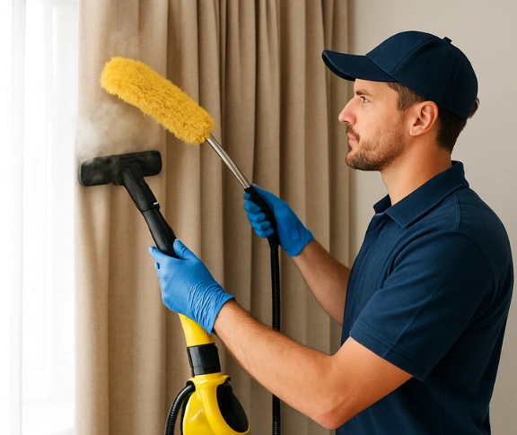 Trusted blind cleaning technician Matty Curtain Cleaning tamborine-mountain QLD