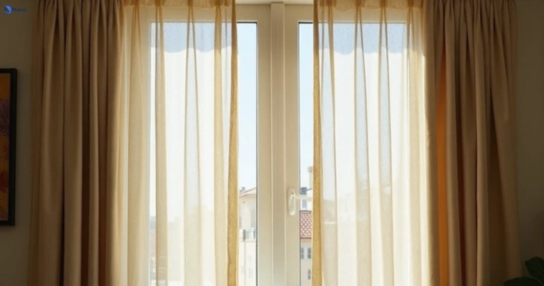 Dull dusty drapes in tamborine-mountain before professional cleaning