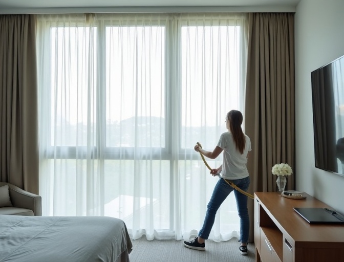 Tamborine Mountain Sheer Curtain Cleaning